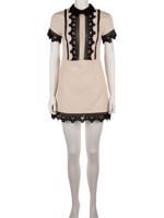 Bayan Krem SELF PORTRAIT ELBİSE