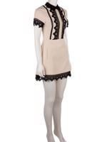 Bayan Krem SELF PORTRAIT ELBİSE