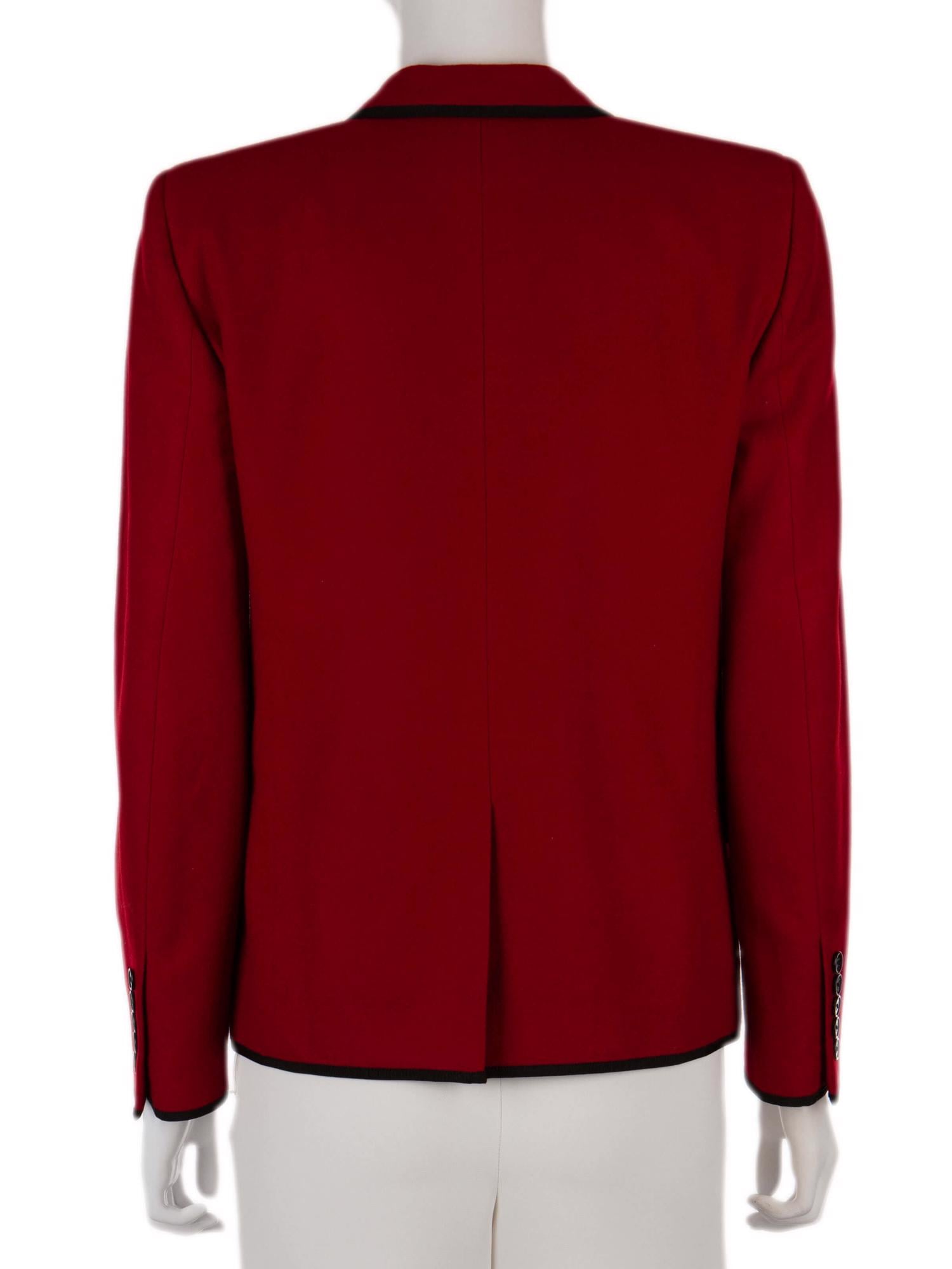 Bayan Kırmızı SAINT LAURENT CEKET