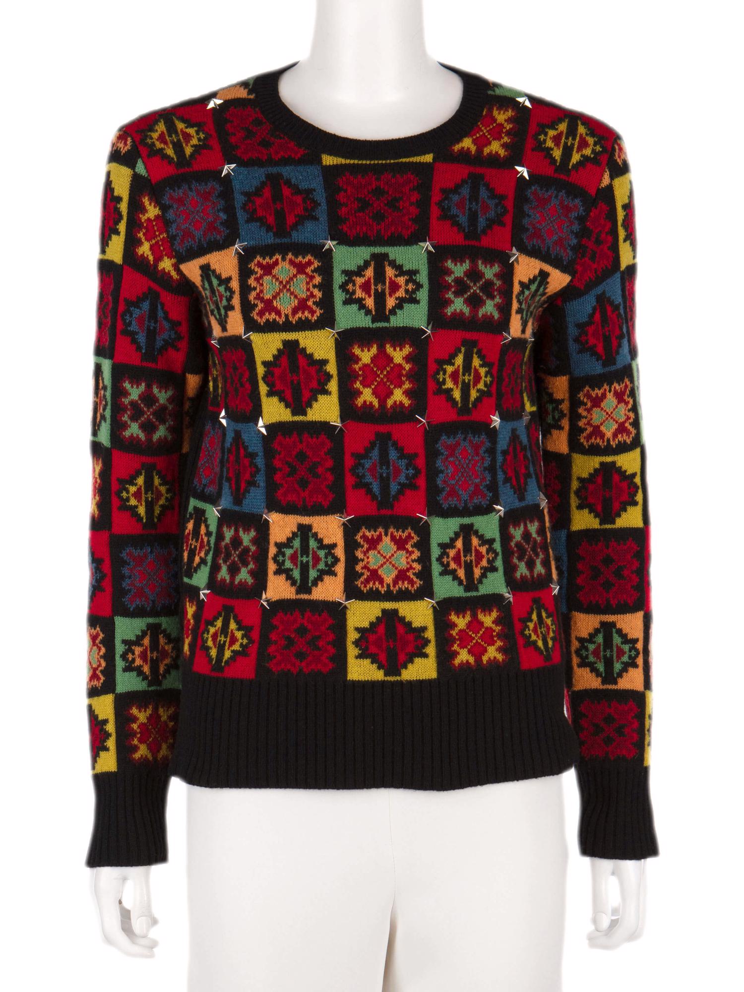 Bayan Çok Renkli ETRO KAZAK