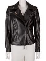 Bayan Siyah LANVIN DERİ CEKET