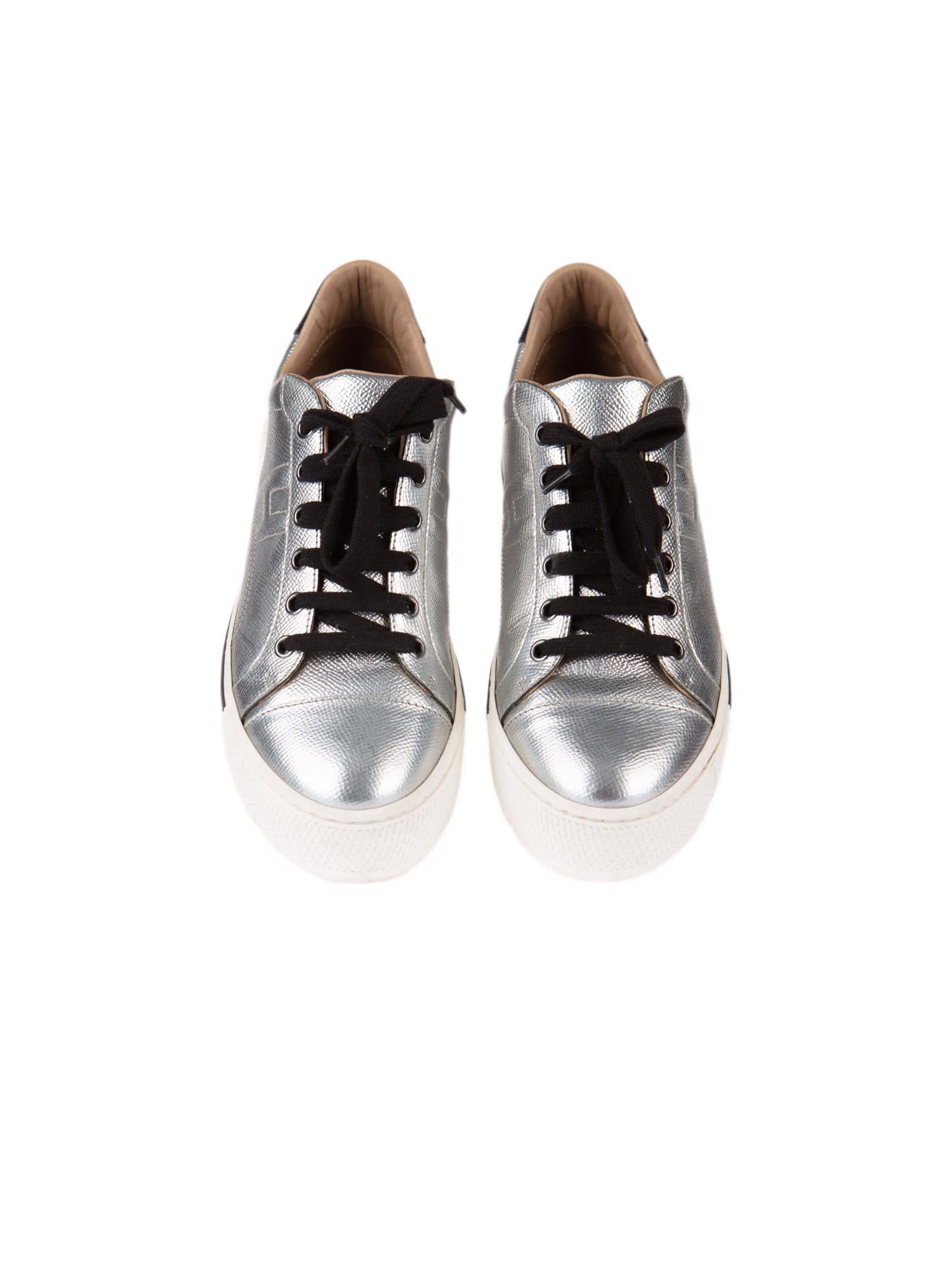 Bayan Gümüş HERMES SNEAKER