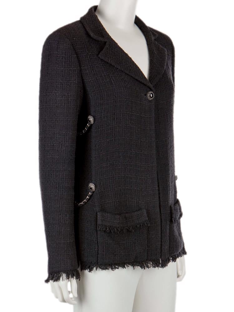 Bayan Lacivert CHANEL CEKET