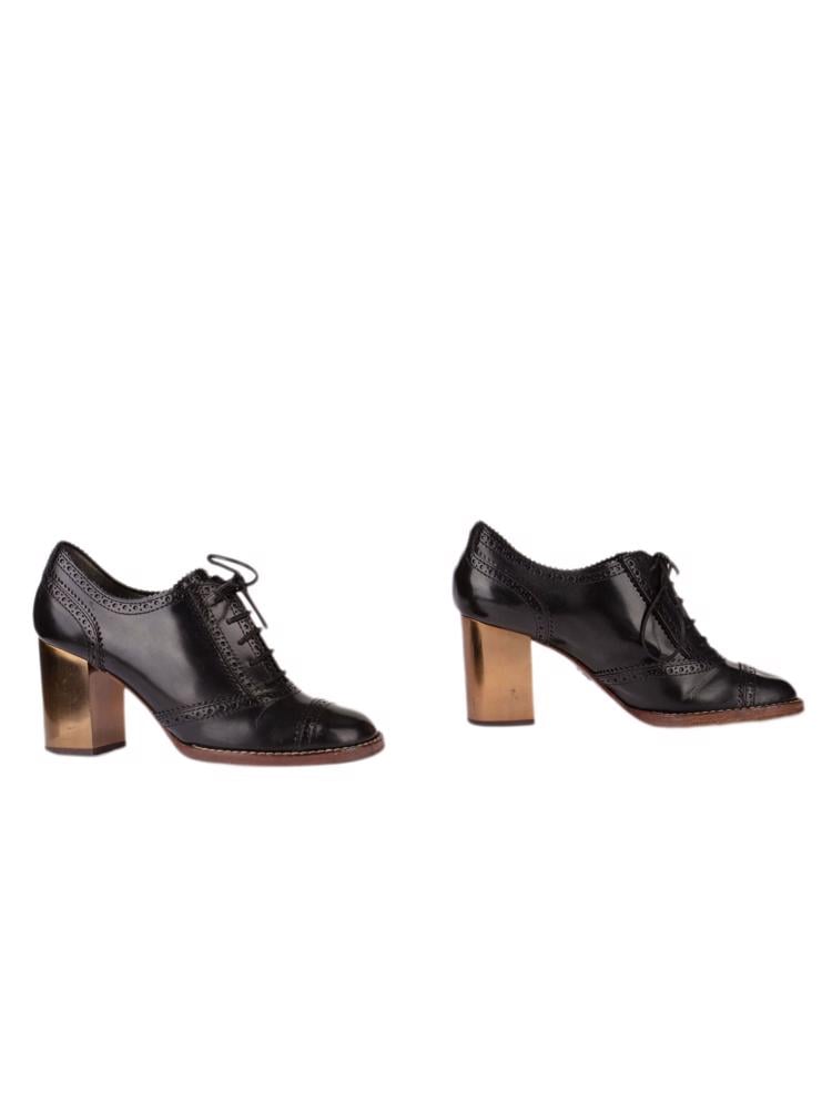 Bayan Siyah DOLCE&GABBANA OXFORD AYAKKABI