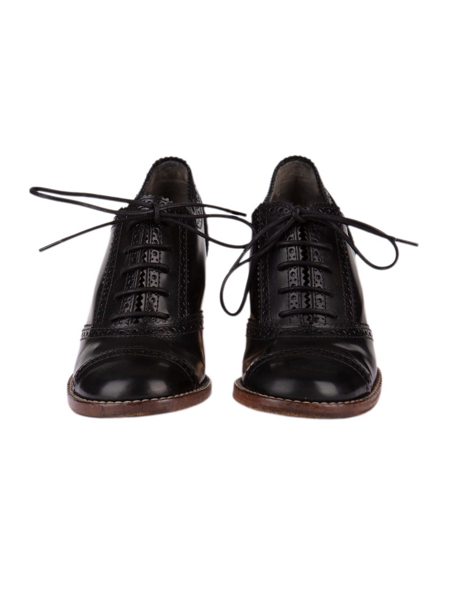 Bayan Siyah DOLCE&GABBANA OXFORD AYAKKABI