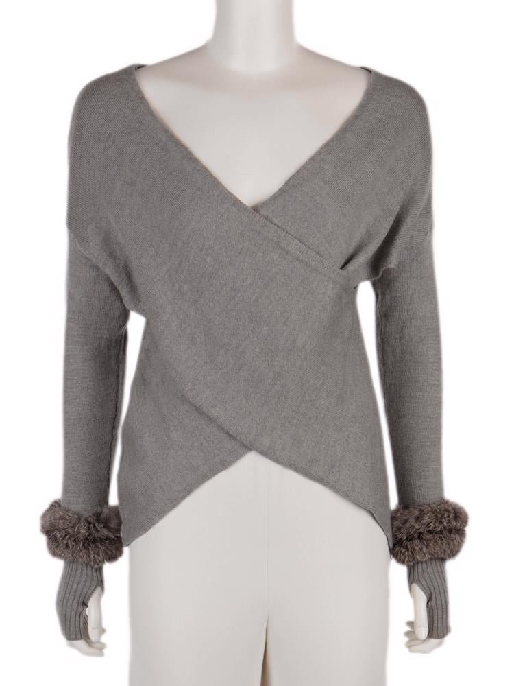 Bayan Gri DEREK LAM 10 CROSBY X INTERMIX KAZAK