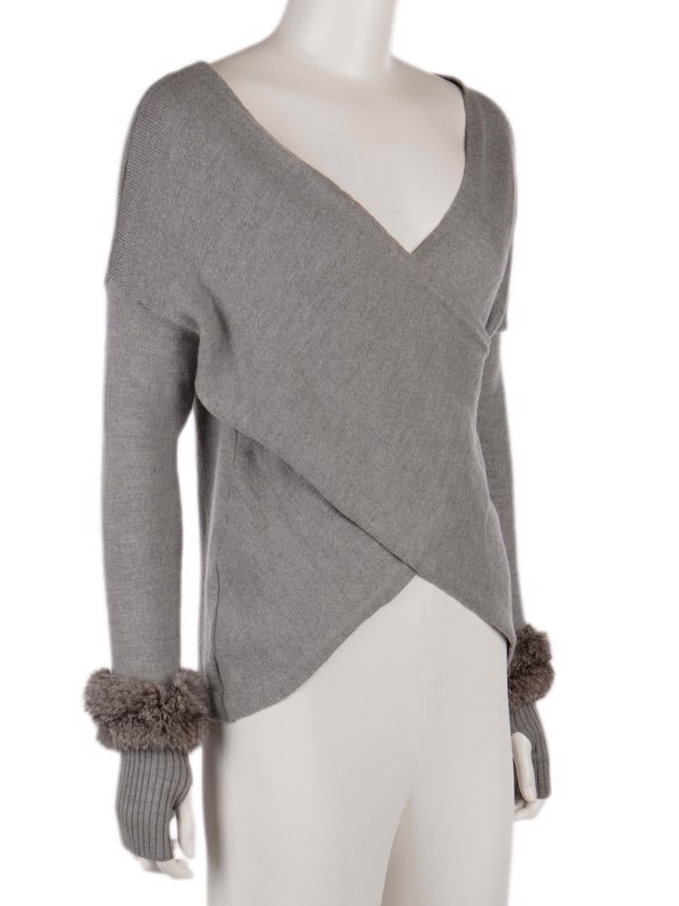 Bayan Gri DEREK LAM 10 CROSBY X INTERMIX KAZAK