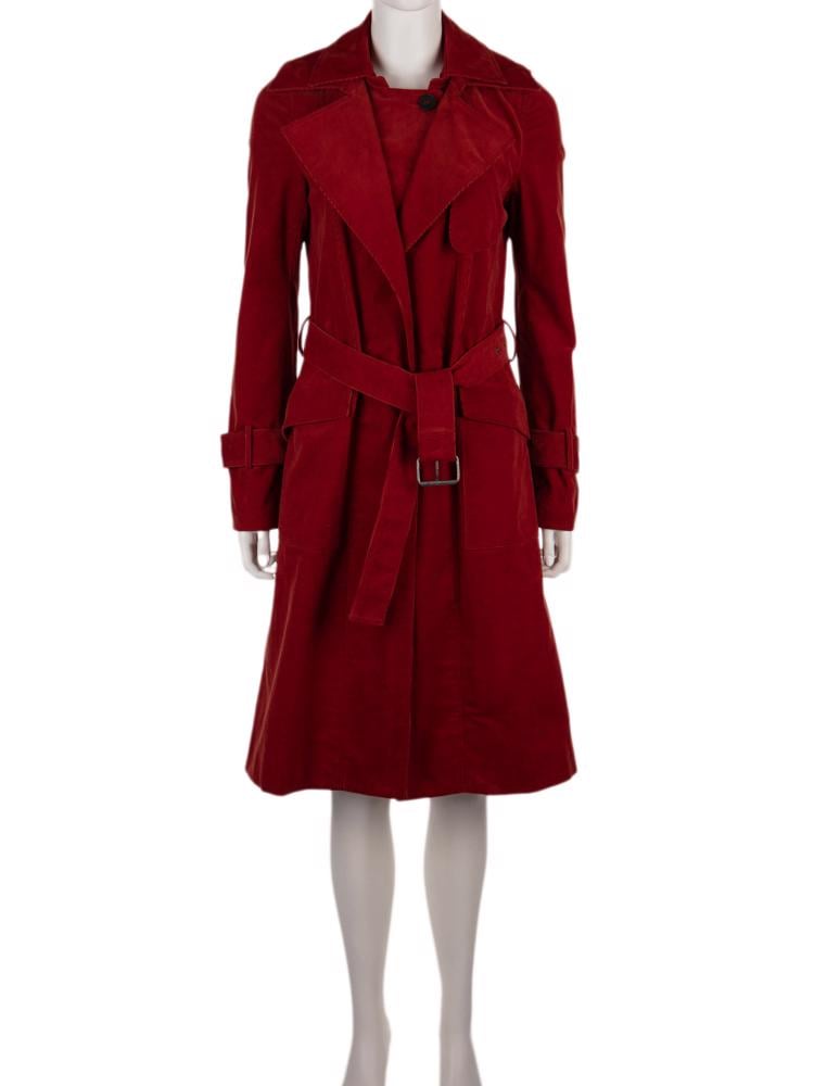 Bayan Kırmızı DEREK LAM PALTO