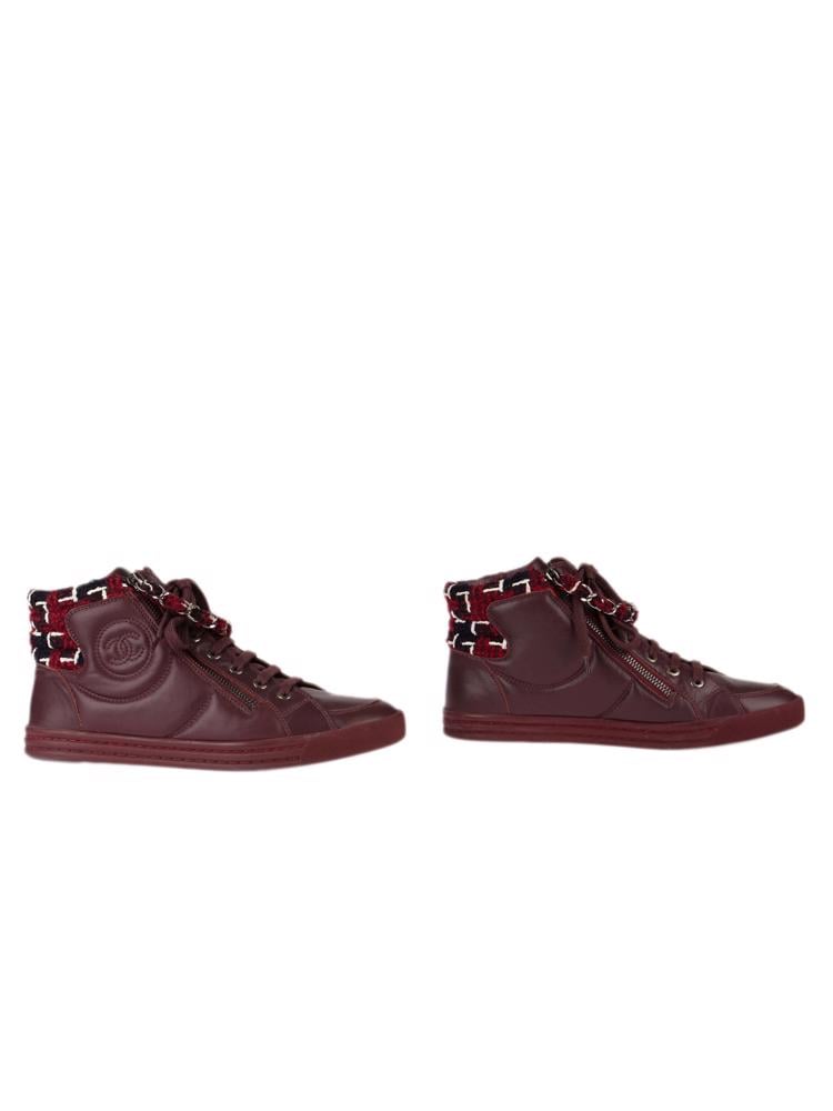 Bayan Kırmızı CHANEL SNEAKER BOT