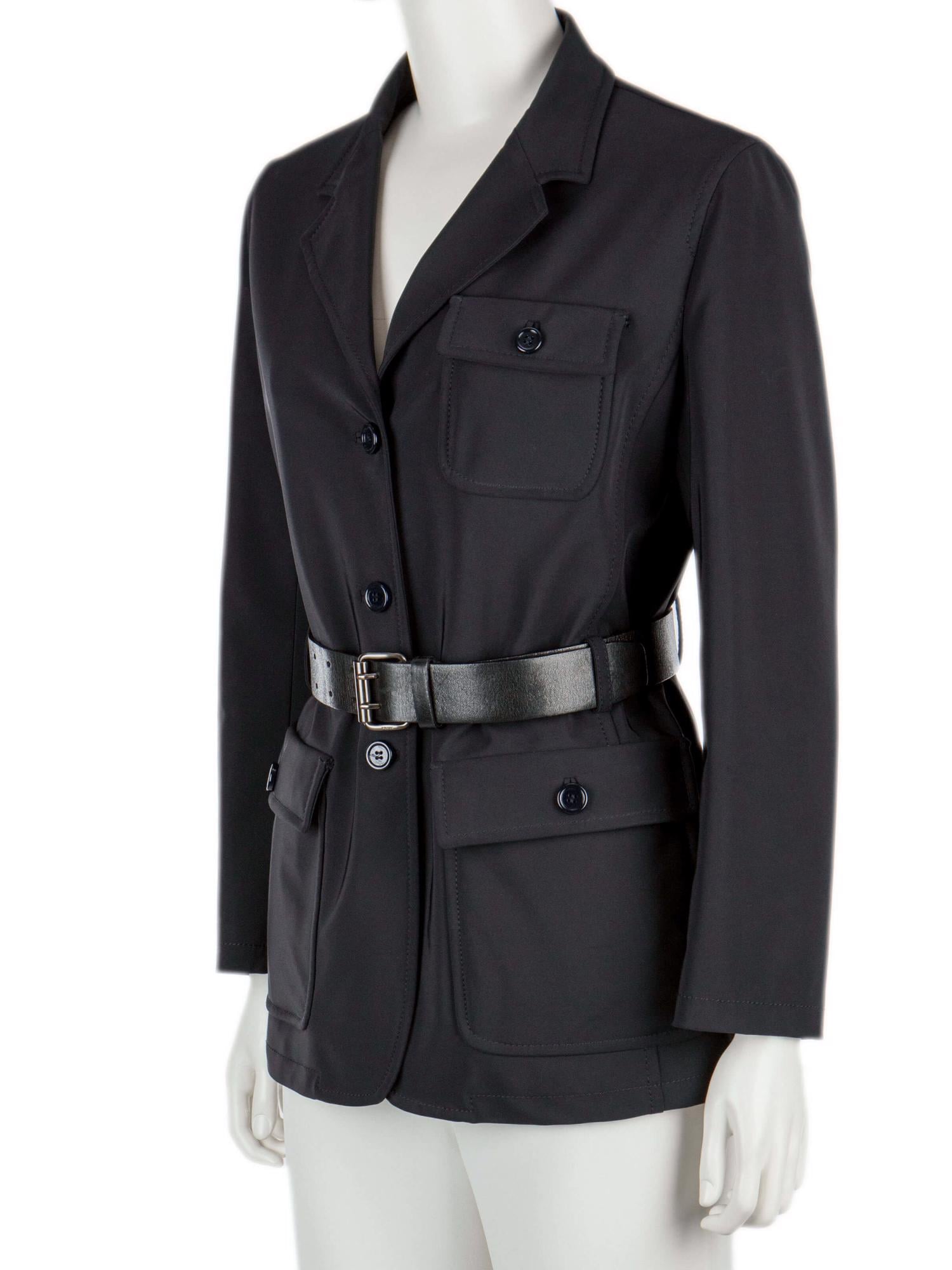 Bayan Siyah PRADA CEKET