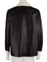 Bayan Siyah LANVIN DERİ CEKET