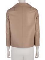 Bayan Bej MARNI DERİ CEKET