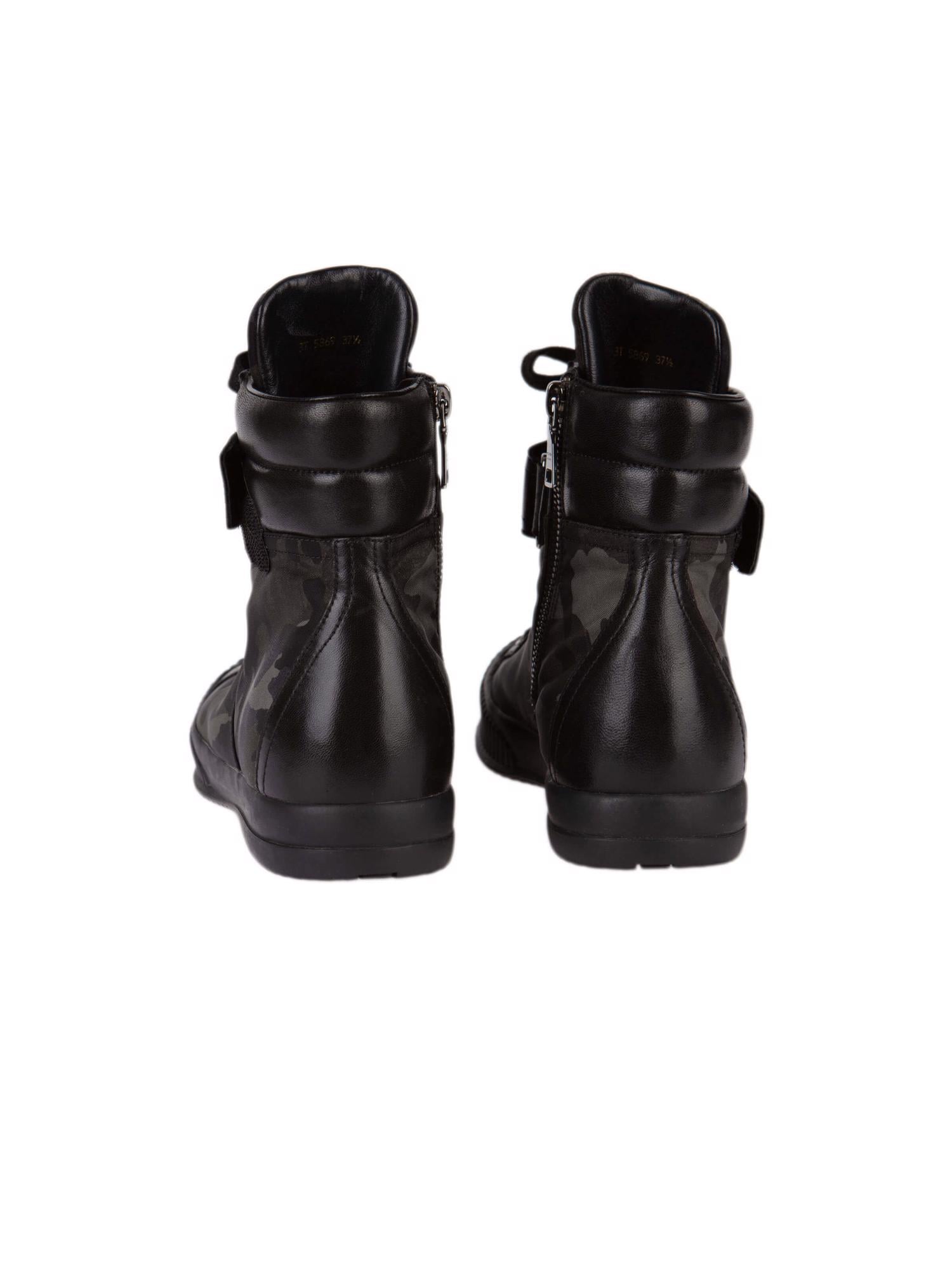 Bayan Siyah PRADA SNEAKER BOT