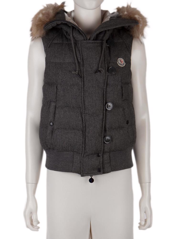 Bayan Gri MONCLER YELEK