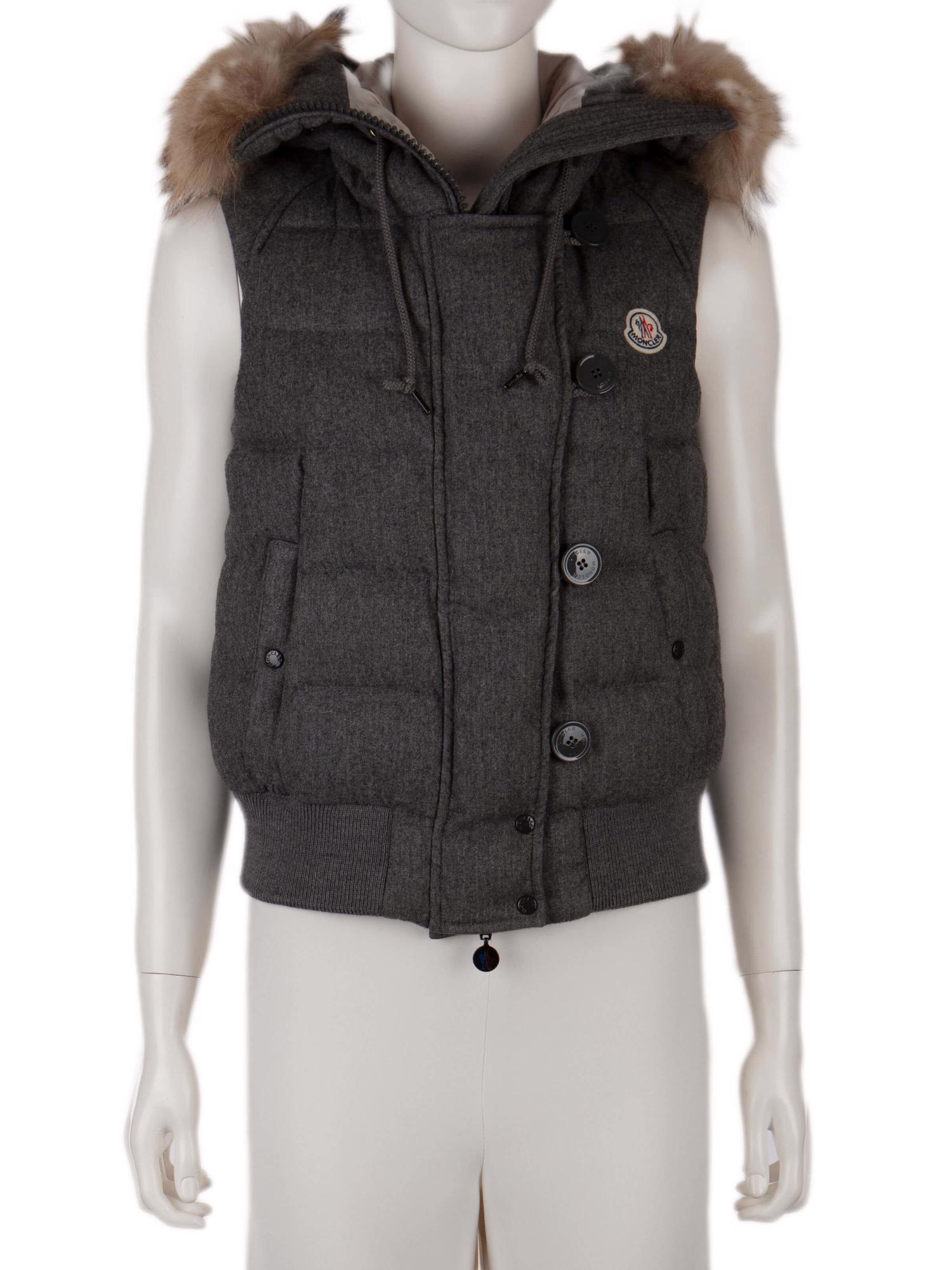 Bayan Gri MONCLER YELEK