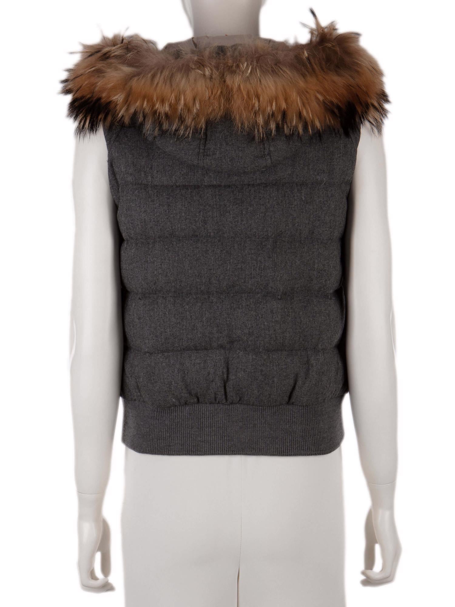 Bayan Gri MONCLER YELEK