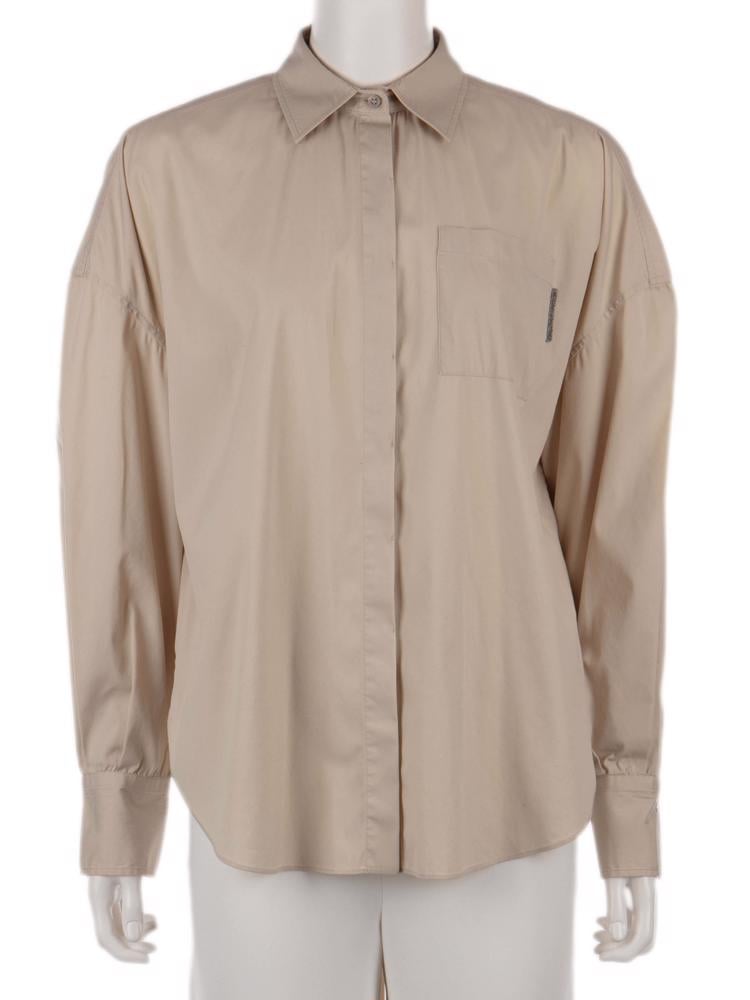 Bayan Bej BRUNELLO CUCINELLI GÖMLEK