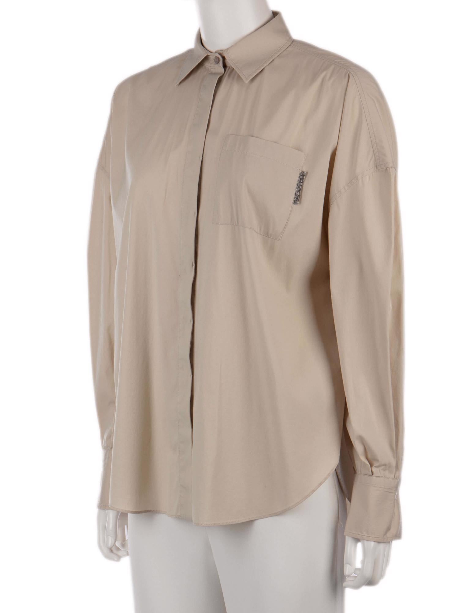 Bayan Bej BRUNELLO CUCINELLI GÖMLEK