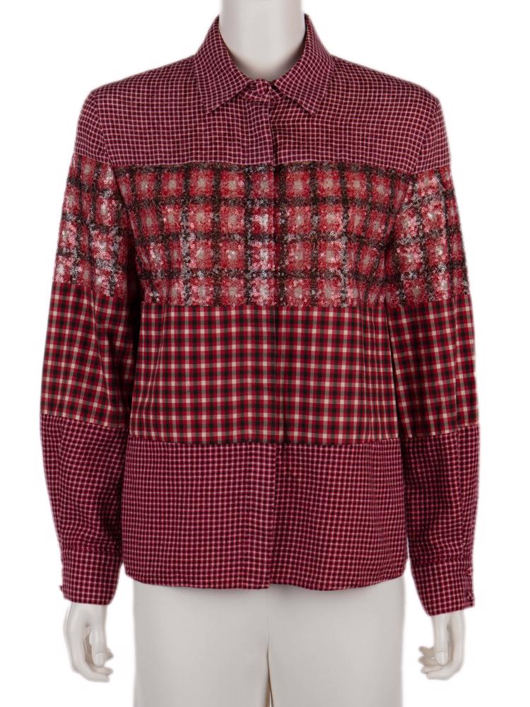 Bayan Kırmızı FENDI GÖMLEK