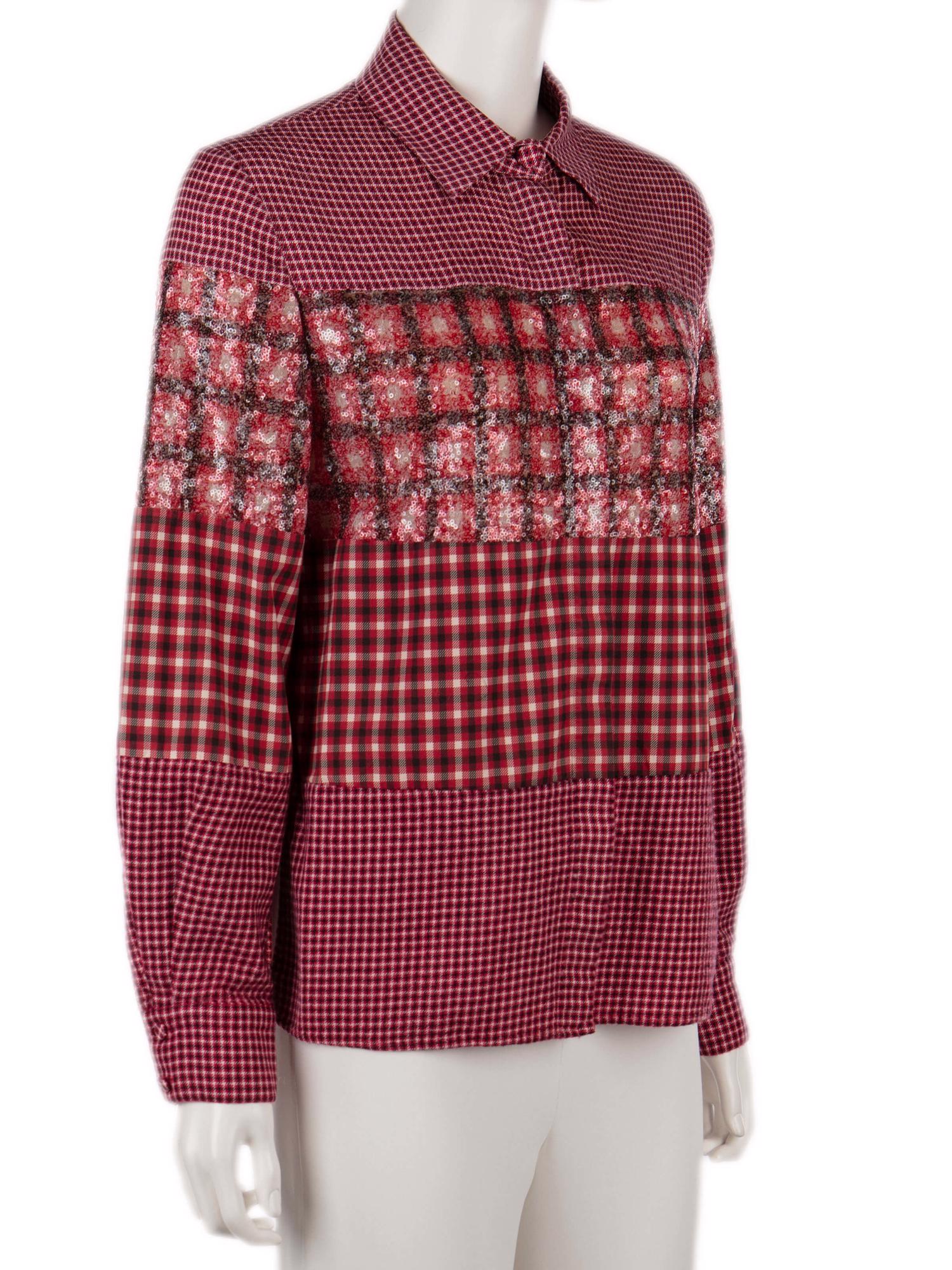 Bayan Kırmızı FENDI GÖMLEK