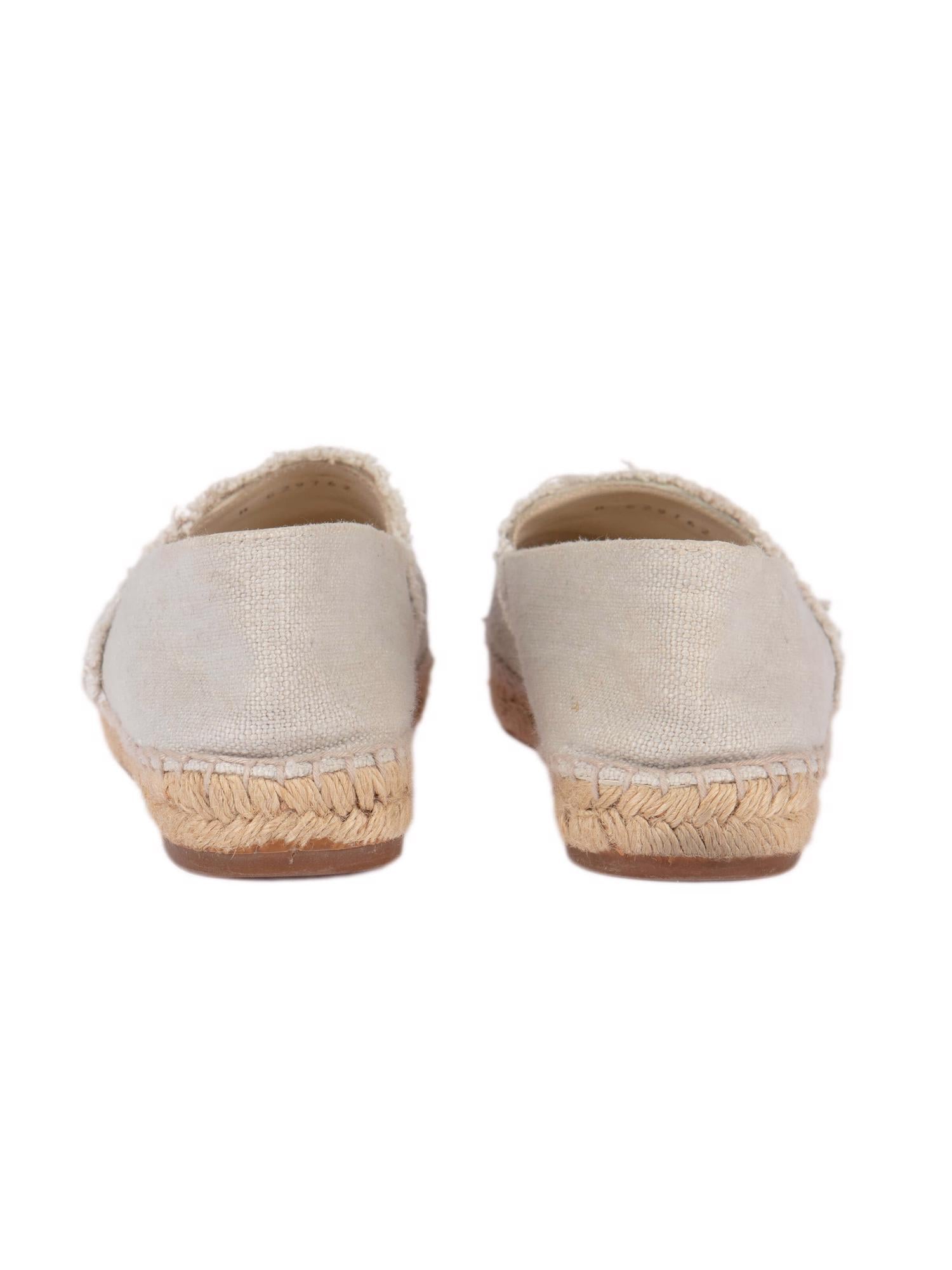 Bayan Krem CHANEL ESPADRİL