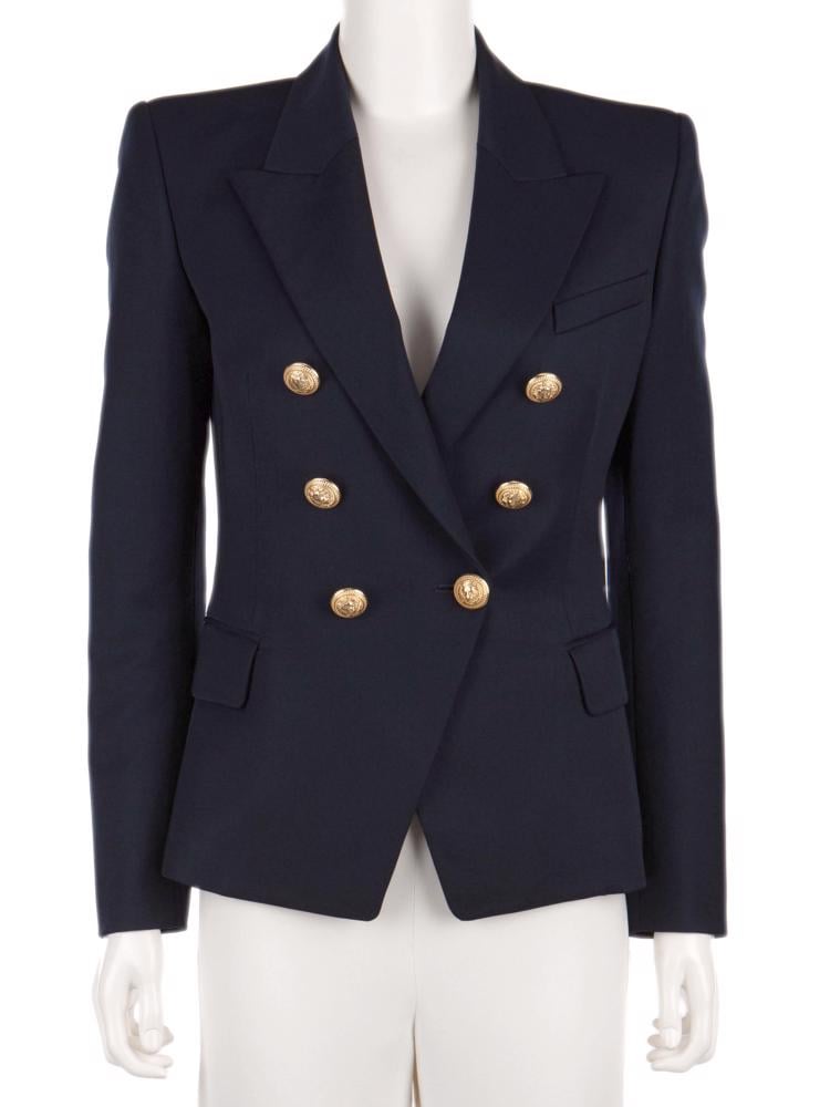 Bayan Lacivert BALMAIN CEKET