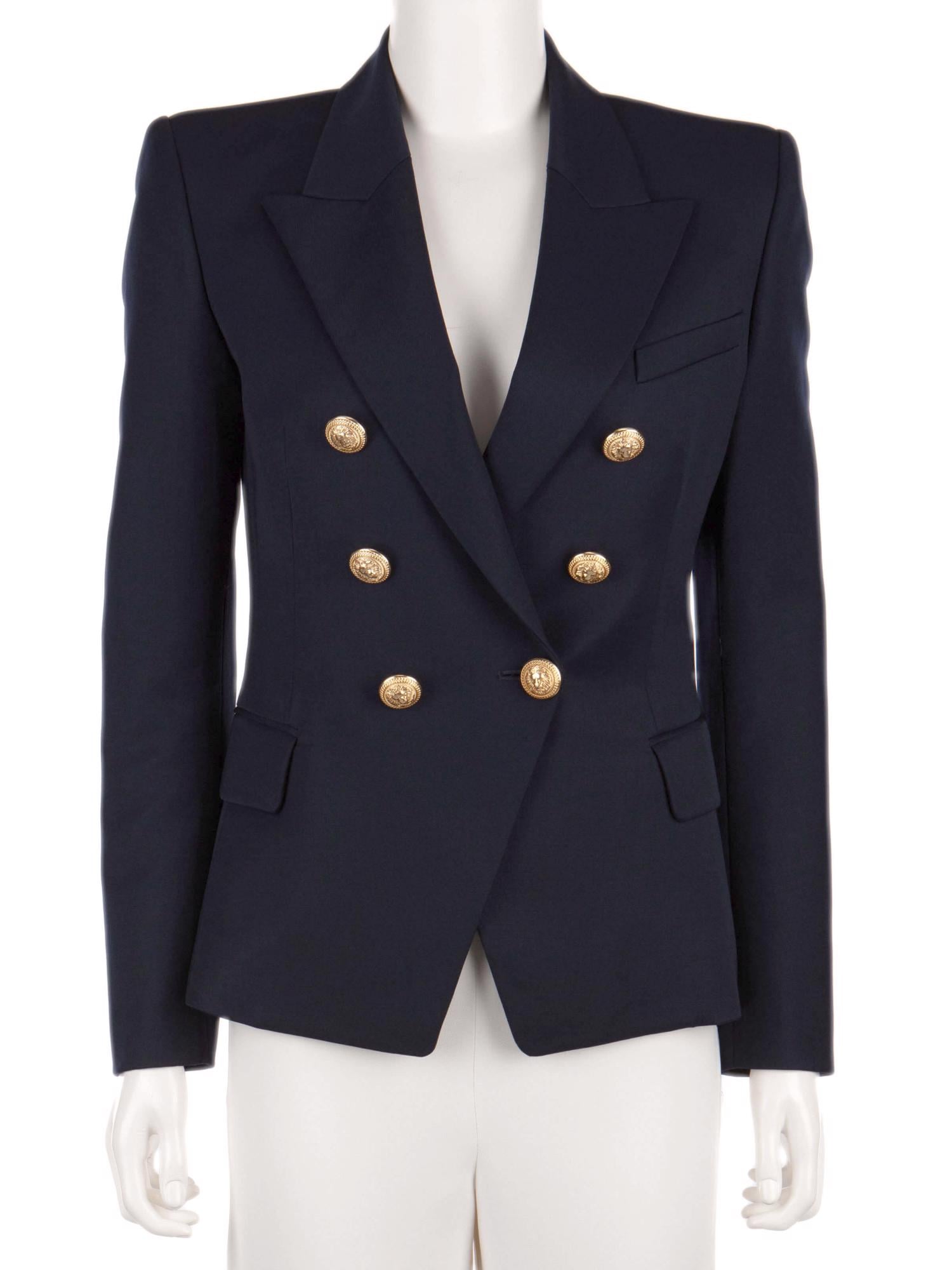 Bayan Lacivert BALMAIN CEKET