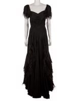 Bayan Siyah ZAC POSEN ELBİSE