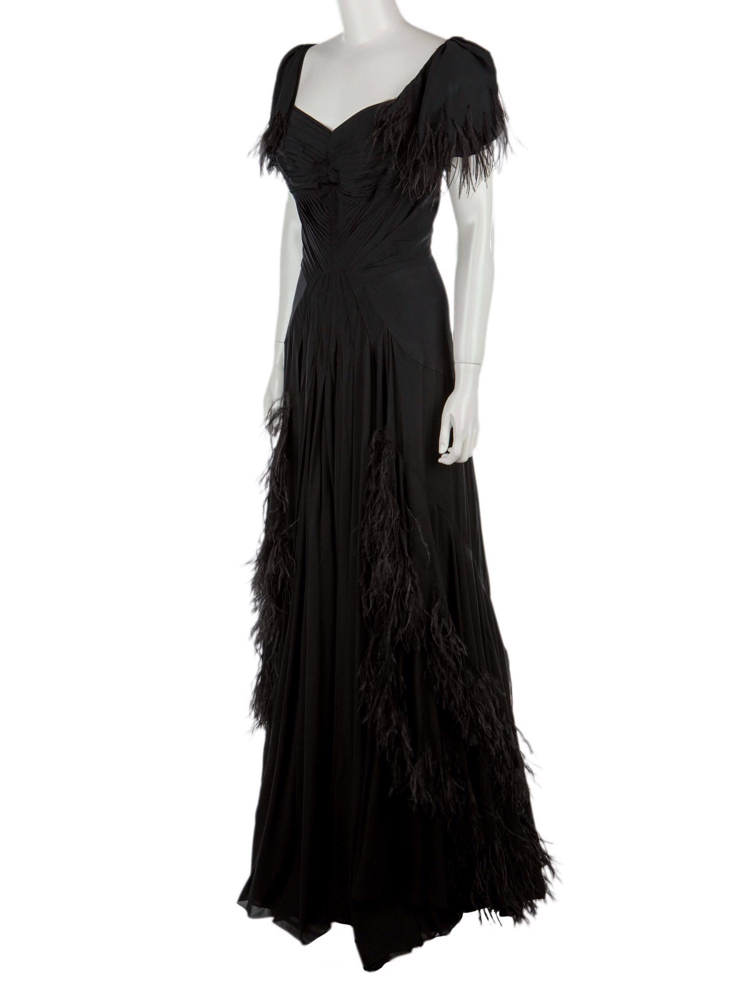 Bayan Siyah ZAC POSEN ELBİSE