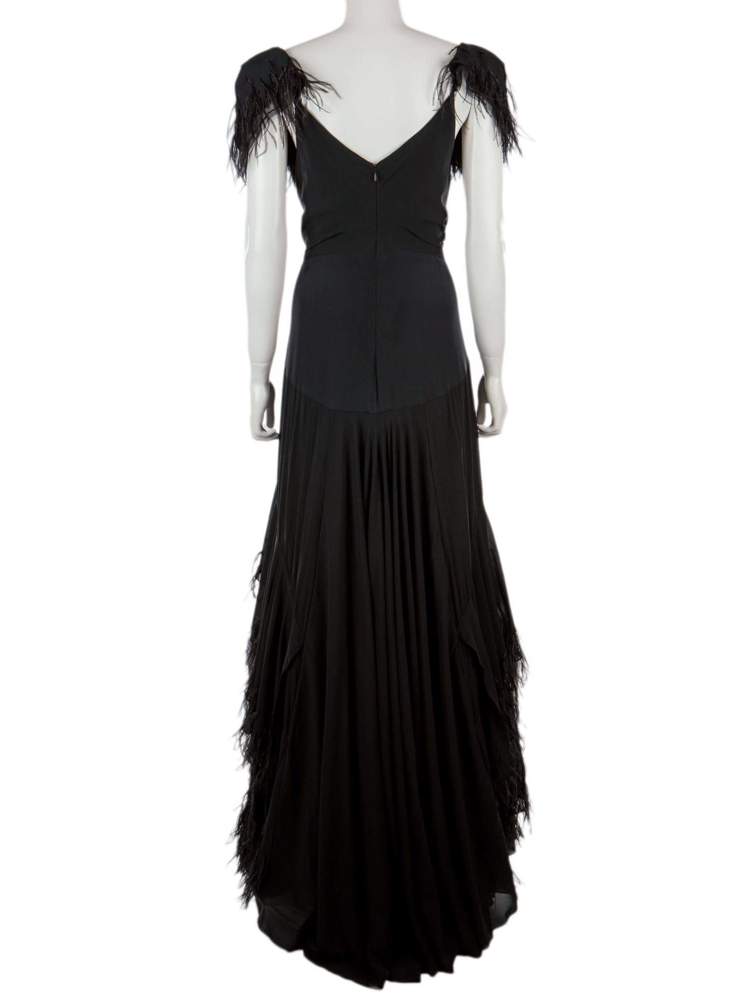 Bayan Siyah ZAC POSEN ELBİSE