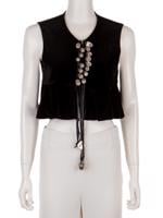 Bayan Siyah HELMUT LANG YELEK / BLUZ