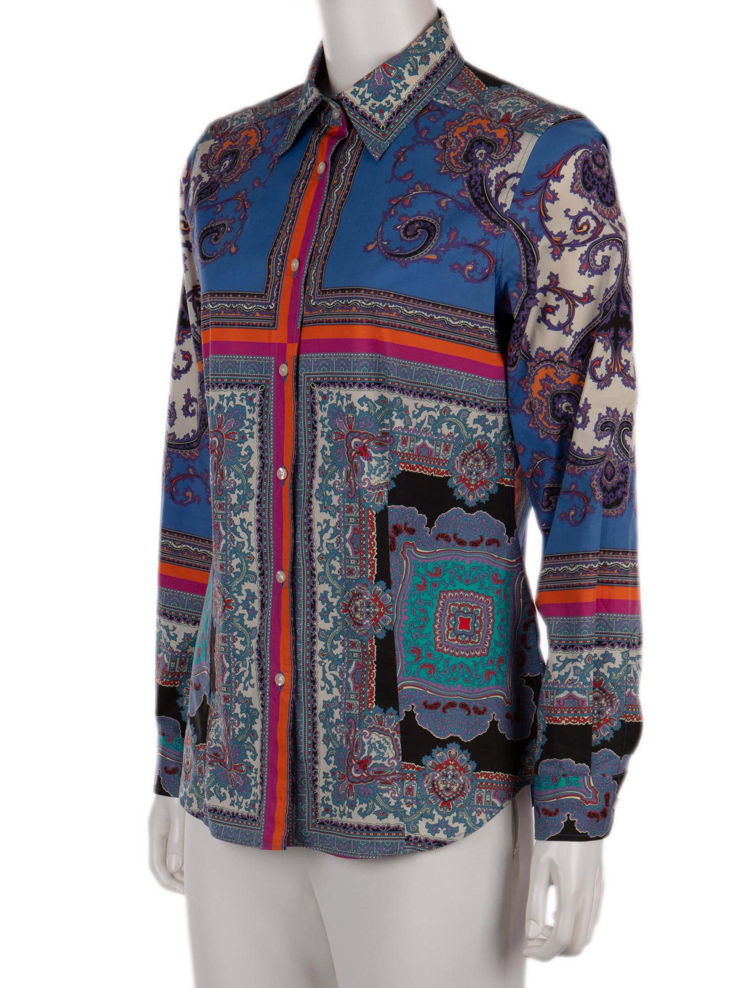 Bayan Mavi ETRO GÖMLEK