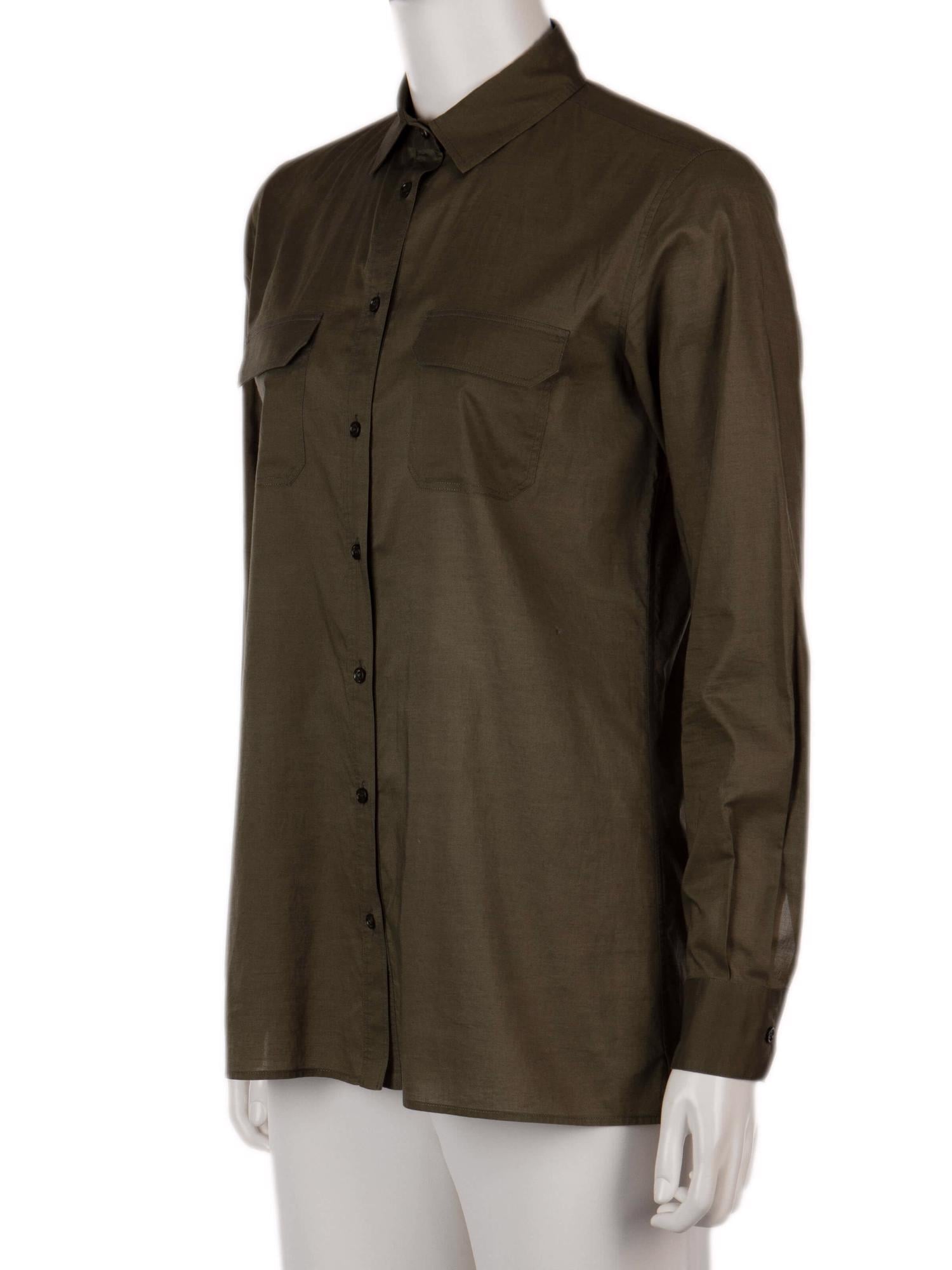 Bayan Yeşil LORO PIANA GÖMLEK