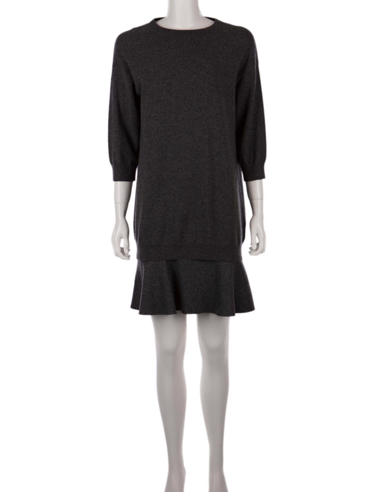 Bayan Gri BRUNELLO CUCINELLI ELBİSE