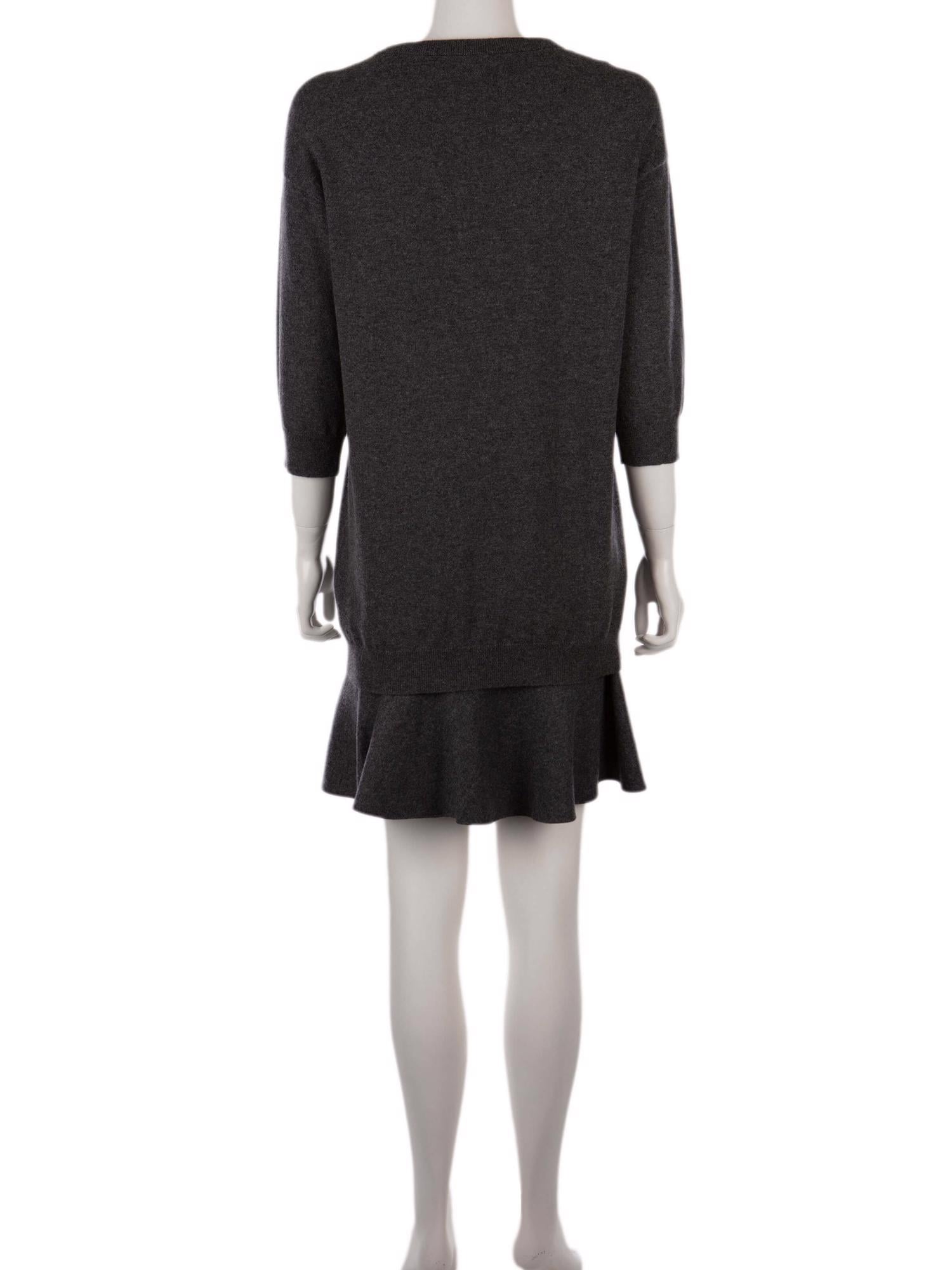 Bayan Gri BRUNELLO CUCINELLI ELBİSE