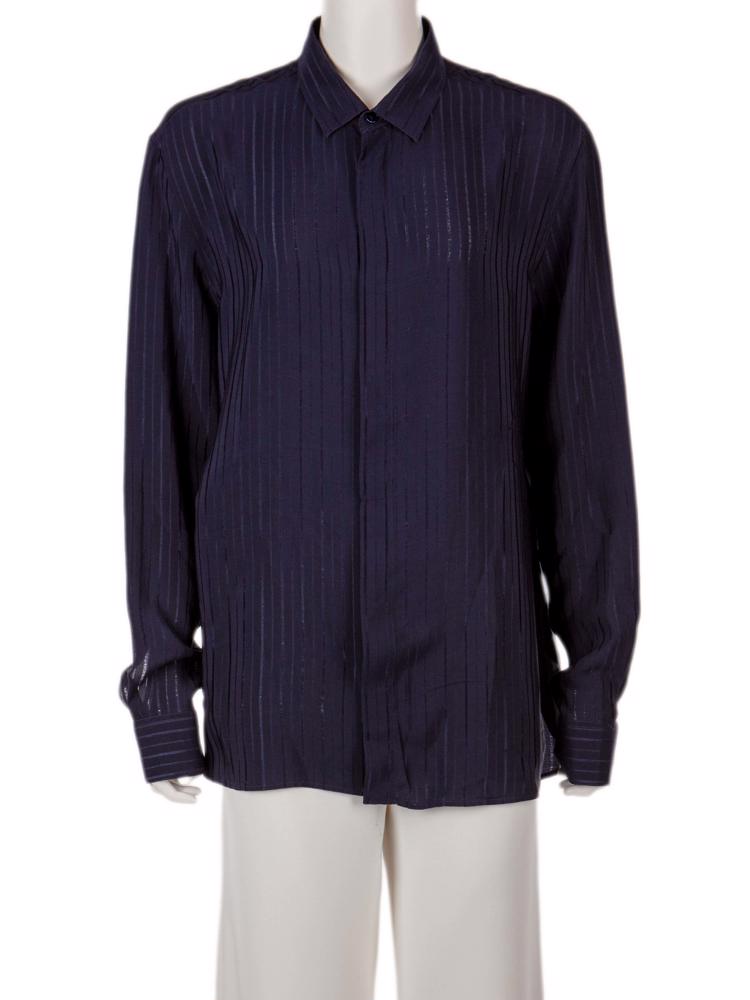 Bayan Lacivert SAINT LAURENT GÖMLEK