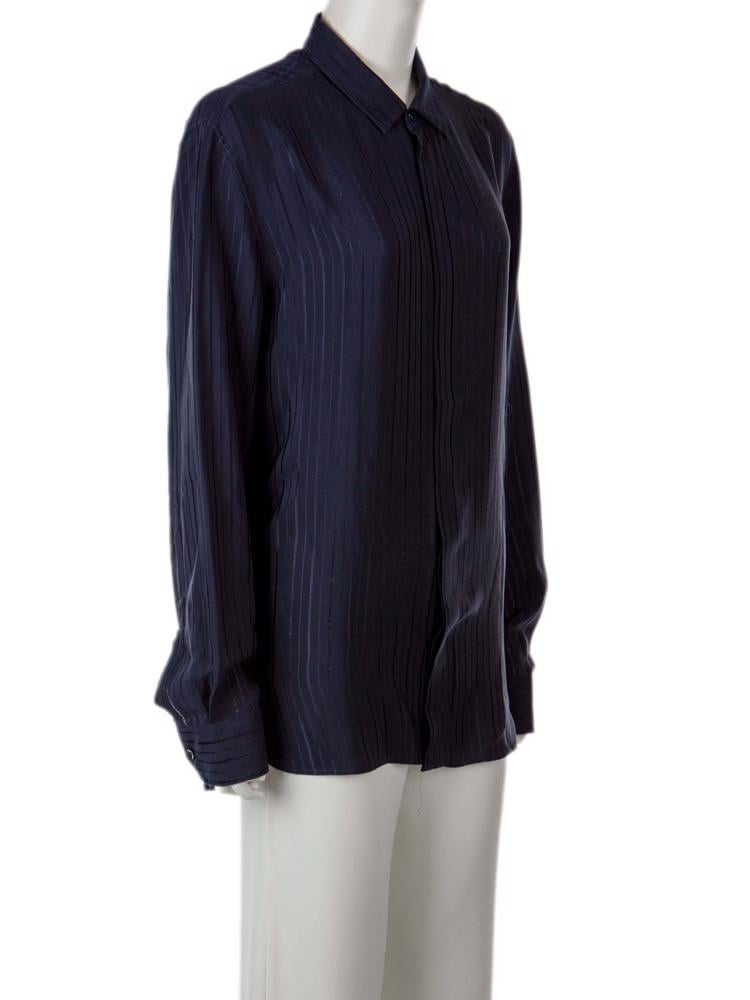 Bayan Lacivert SAINT LAURENT GÖMLEK