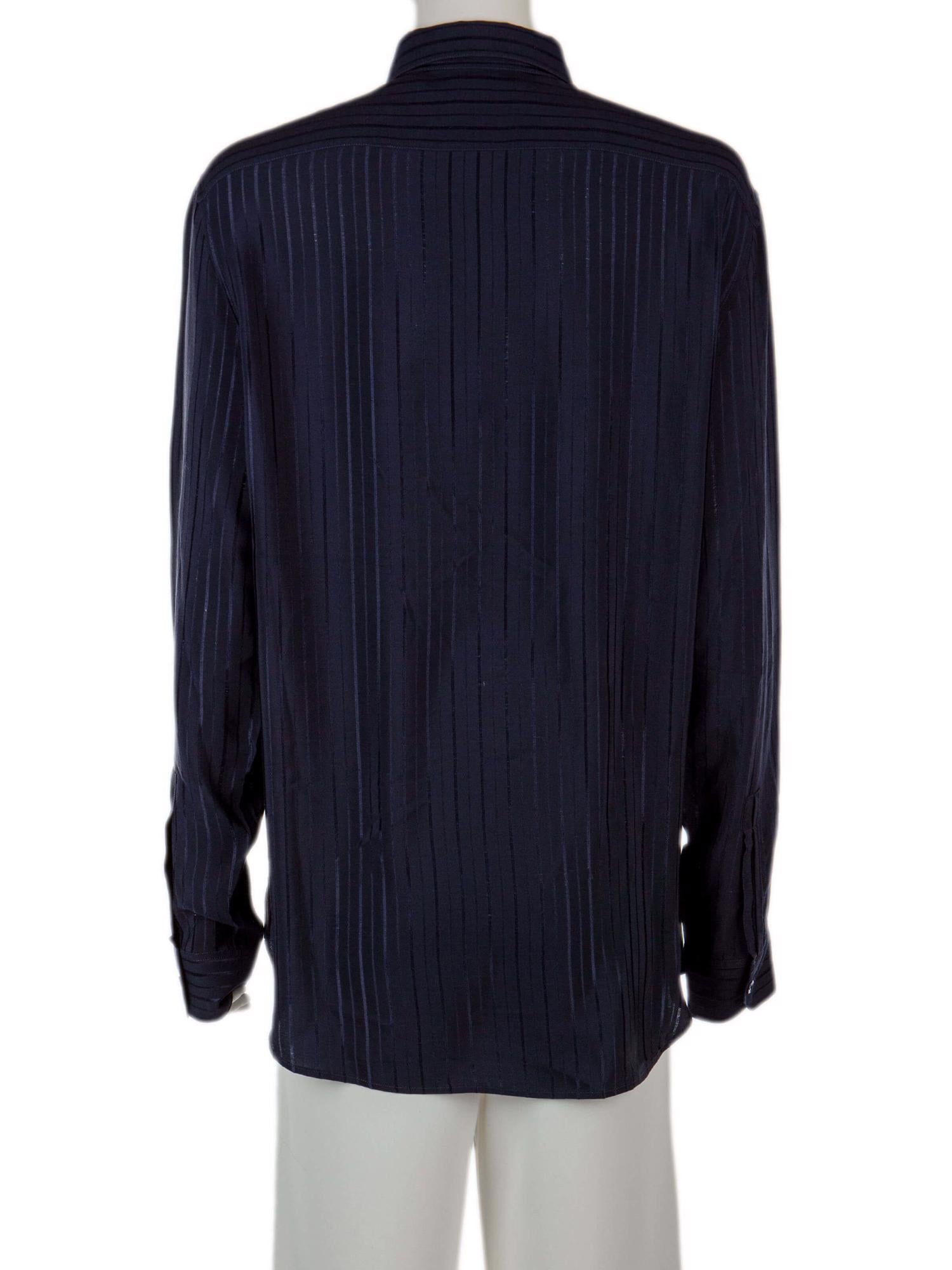 Bayan Lacivert SAINT LAURENT GÖMLEK