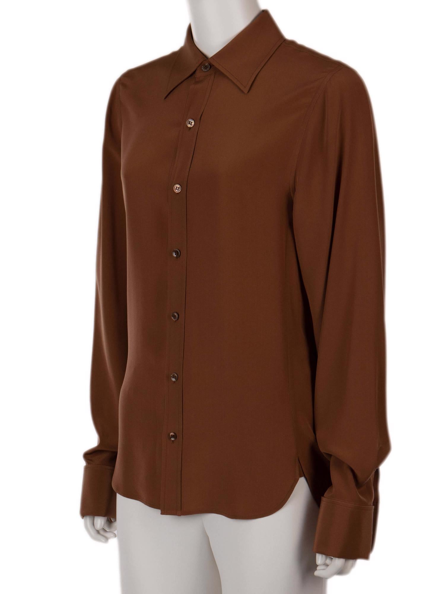 Bayan Kahve SAINT LAURENT GÖMLEK