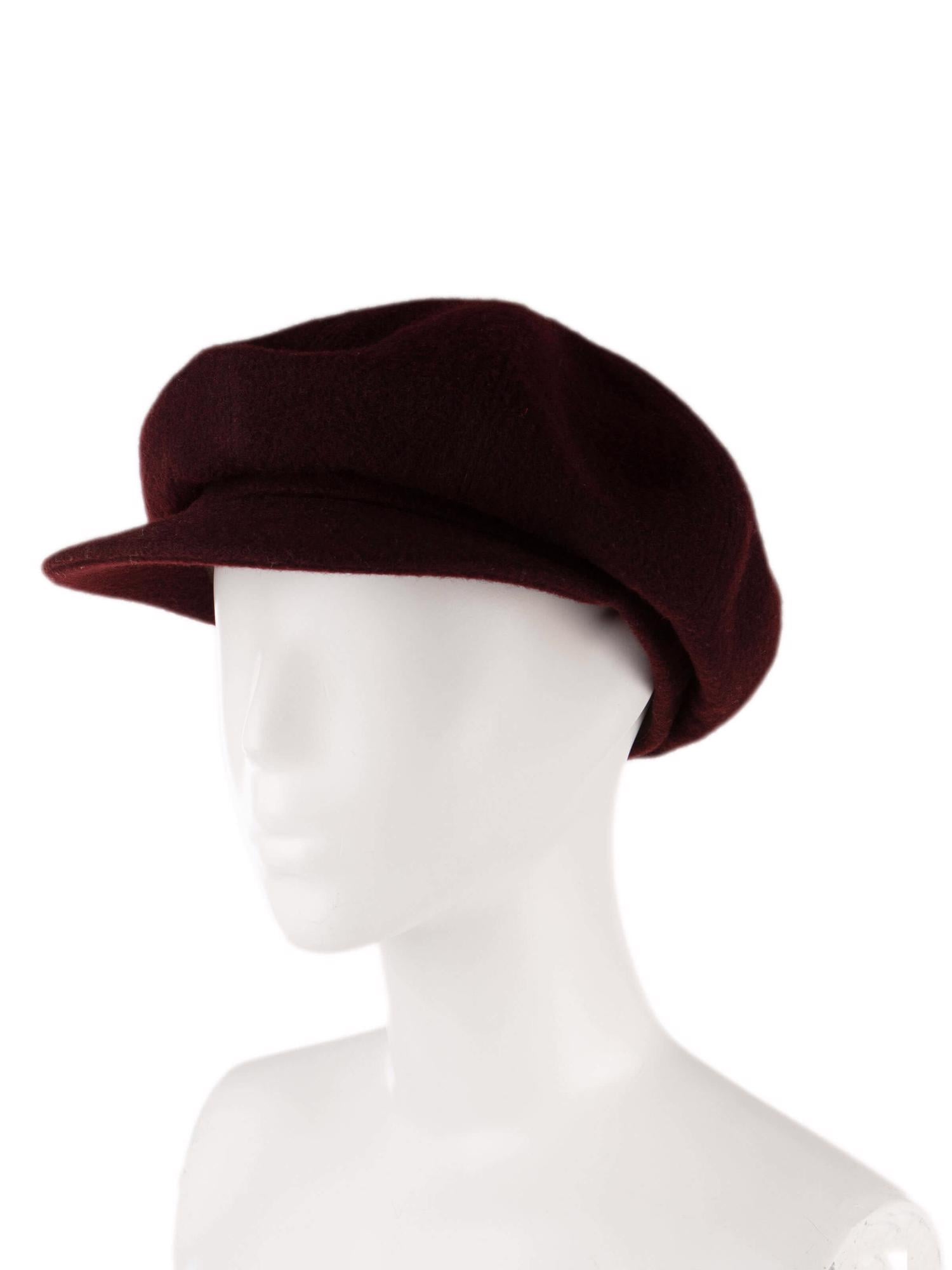 Bayan Kırmızı HERMES ŞAPKA