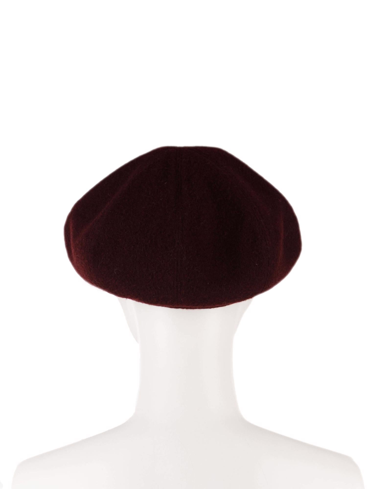 Bayan Kırmızı HERMES ŞAPKA