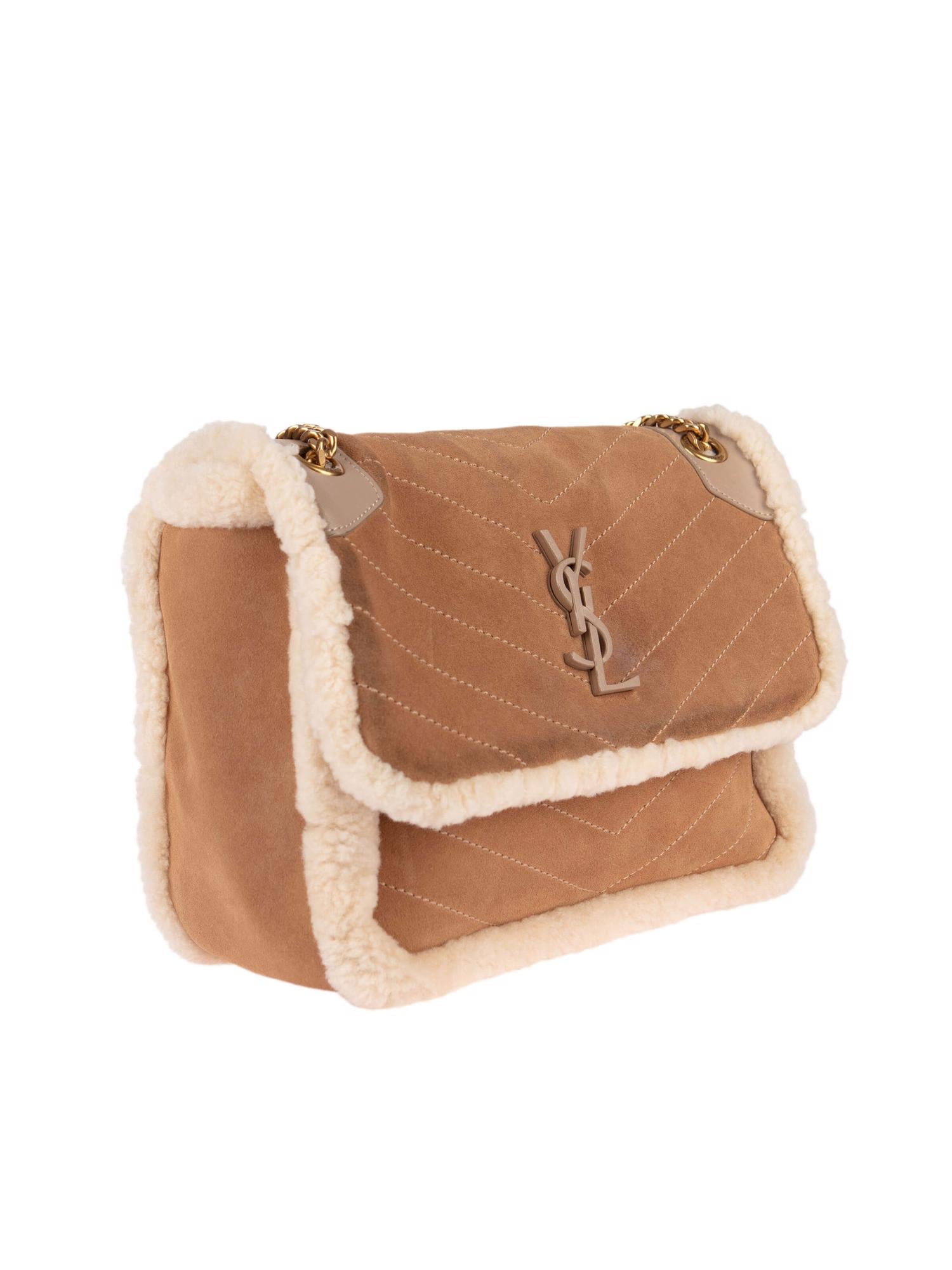 Bayan Bej SAINT LAURENT ÇANTA