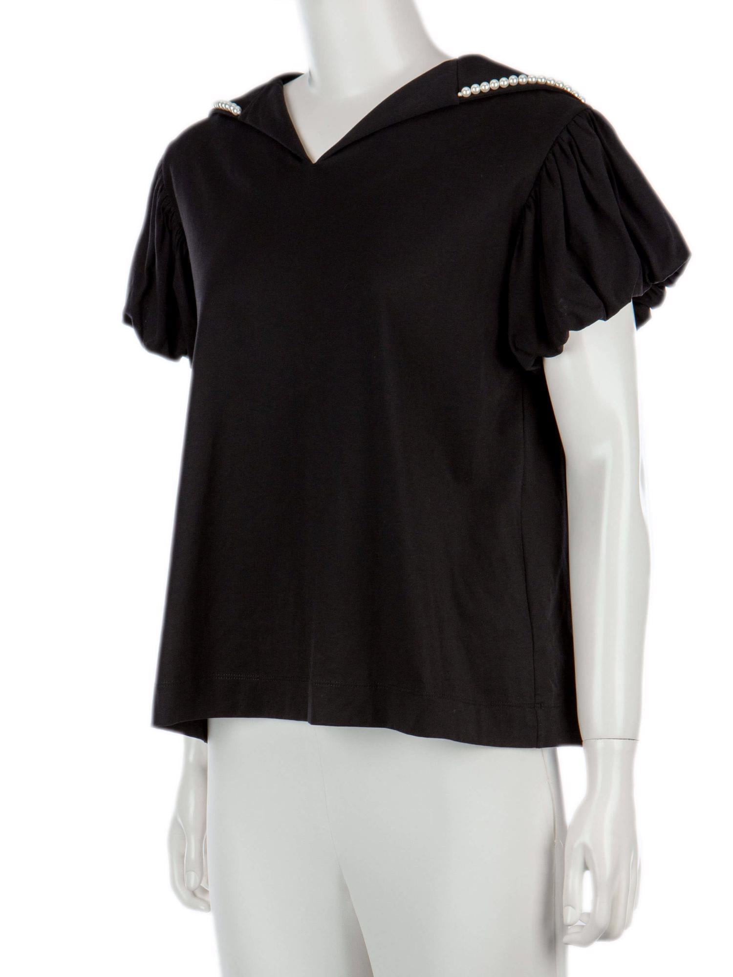 Bayan Siyah SIMONE ROCHA BLUZ