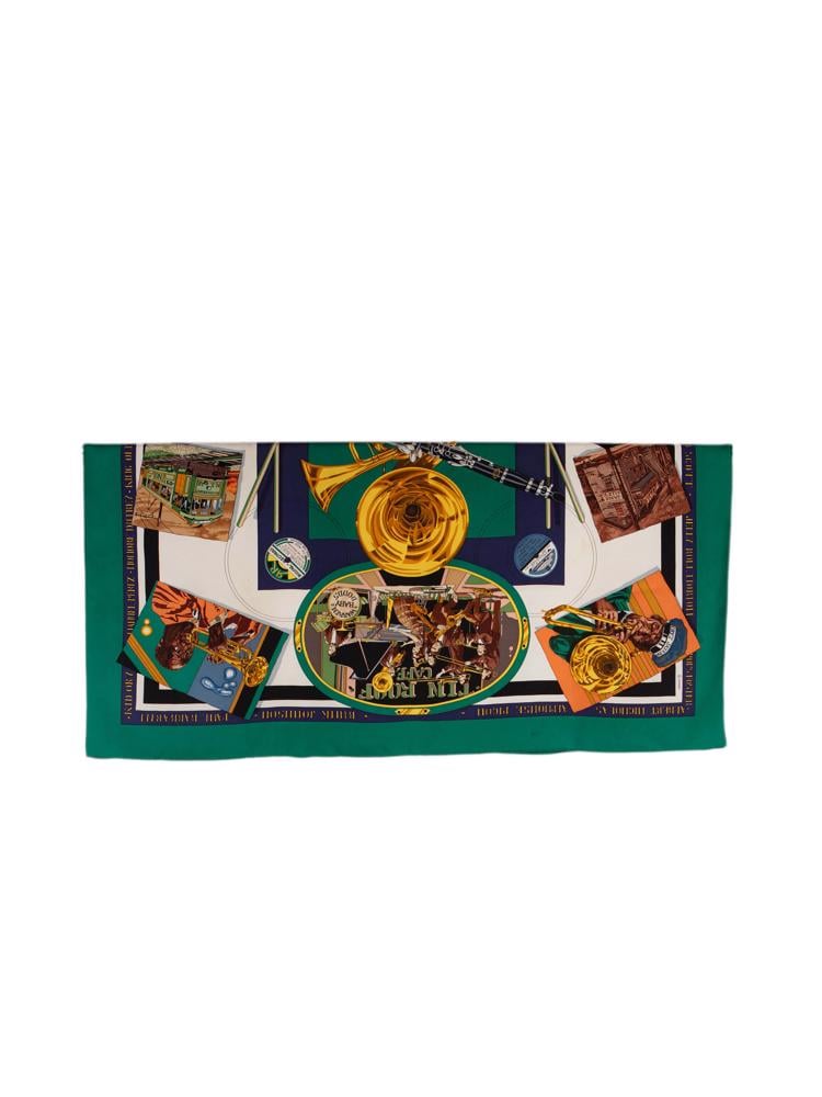 Bayan Yeşil HERMES EŞARP