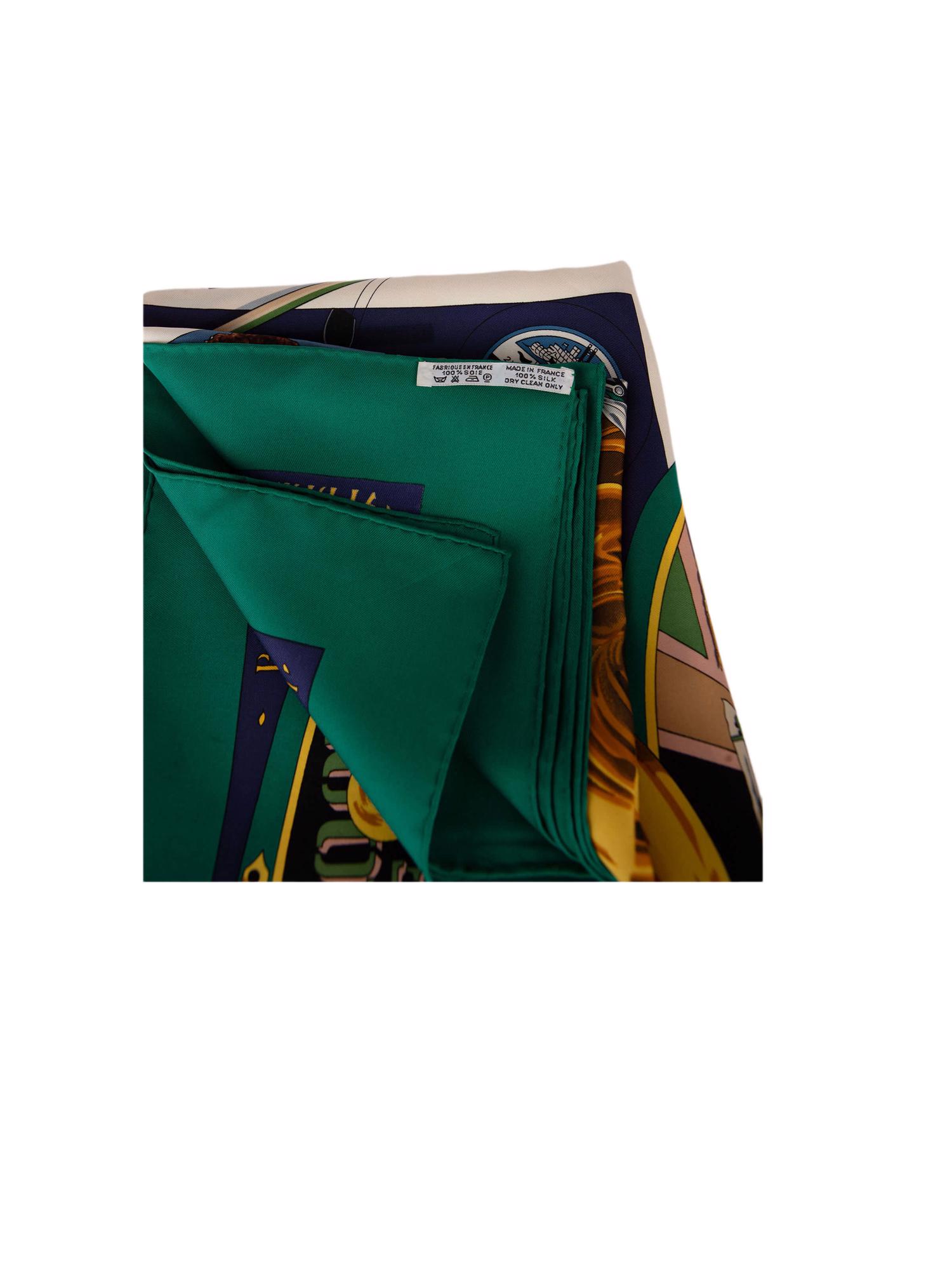 Bayan Yeşil HERMES EŞARP