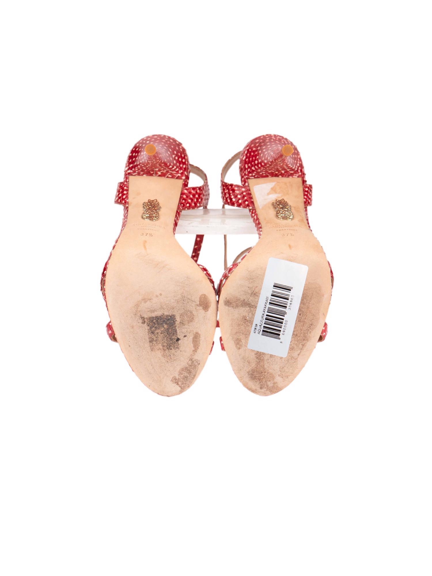 Bayan Kırmızı AQUAZZURA AYAKKABI