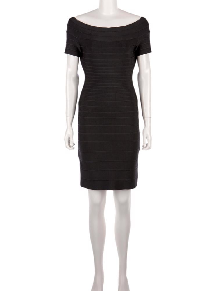 Bayan Siyah HERVE LEGER ELBİSE