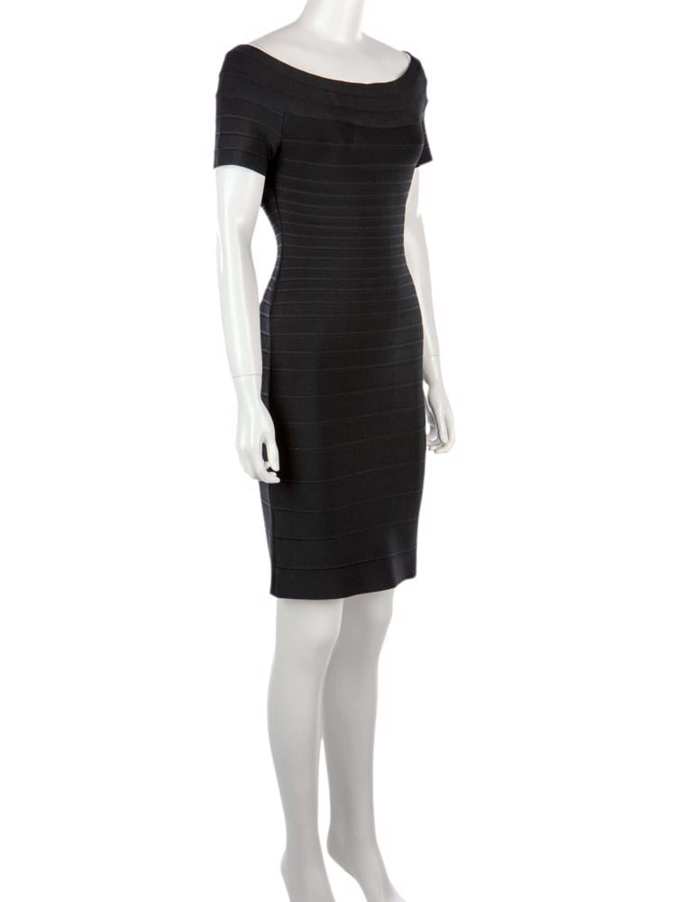 Bayan Siyah HERVE LEGER ELBİSE