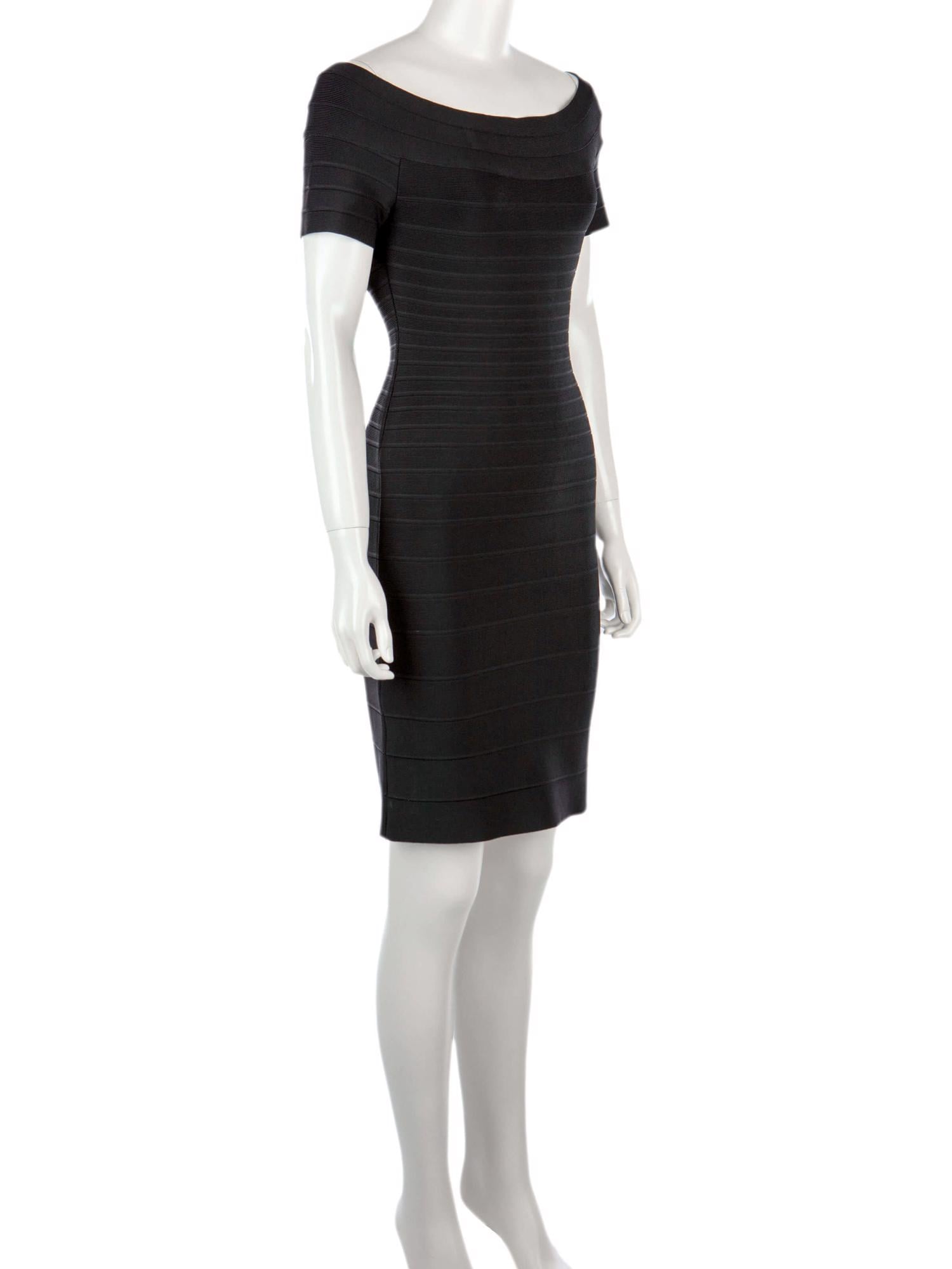 Bayan Siyah HERVE LEGER ELBİSE