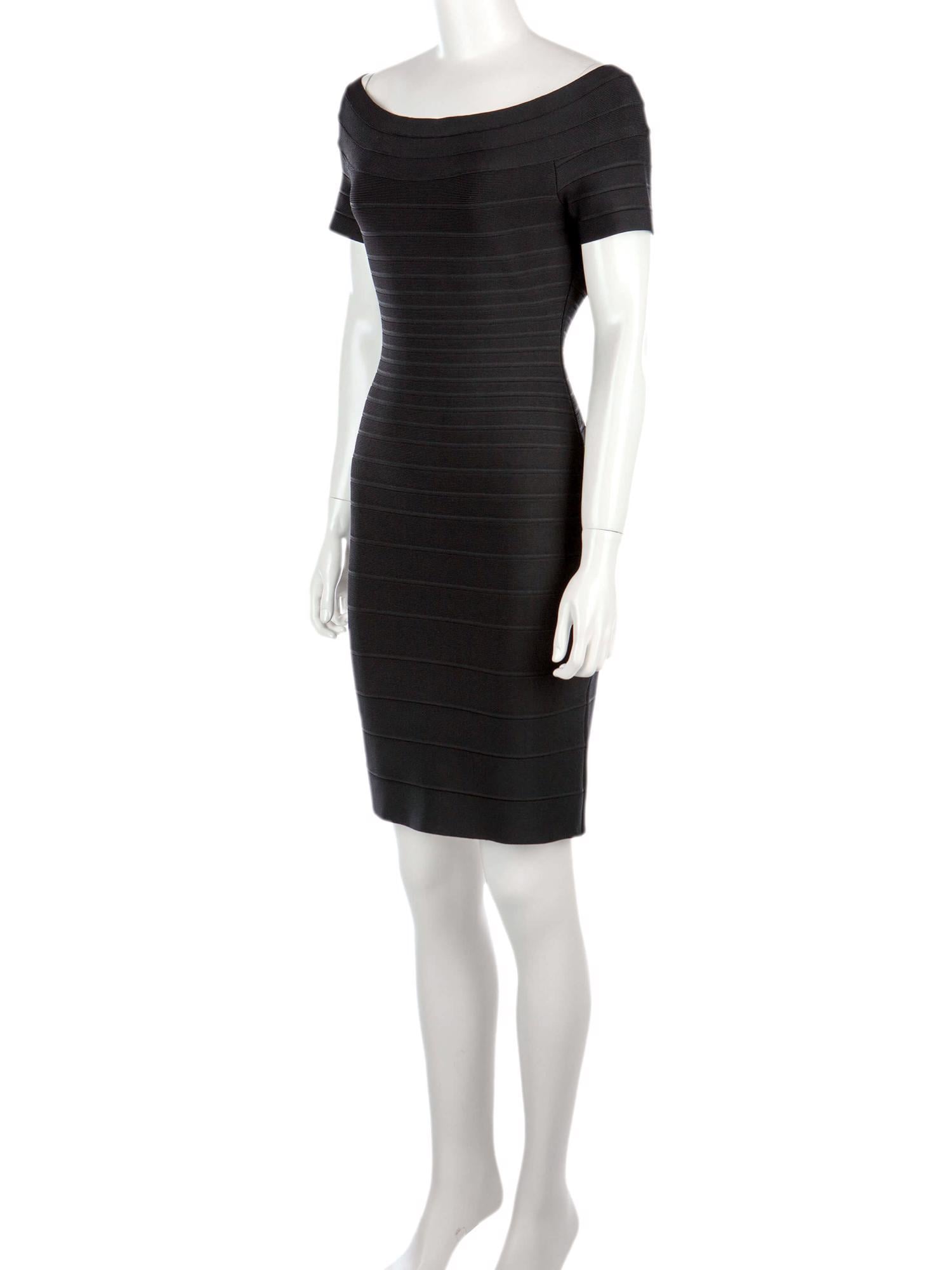 Bayan Siyah HERVE LEGER ELBİSE